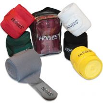 Rouge - Bandes de travail en polaire élastique modèle Work set 2 pièces