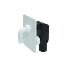 Blanc caché lave-vaisselle machine à laver tuyau d'évacuation siphon kit découpe