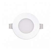 Blanc Chaud - Encastrable led extra-plat - 3W - Rond - D85mm Delitech