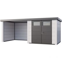 Telluria - Blanc Galvanisé, 0,9 mm Épaisseur de paroi 238 x 624 cm