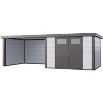 Telluria - Blanc Galvanisé, 0,9 mm Épaisseur de paroi 298 x 656 cm