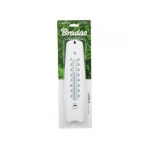 Bradas - Blanc Plastique Extérieure Thermomètre 25/50C Traditionnel Mesure Température