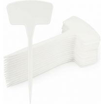 Csparkv - Blanc)30 pièces 26.5 cm Grande Plante Étiquette en Plastique ,Jardin Étiquettes Marqueurs Nom de la, Plante Étiquettes Étanche Étiquette