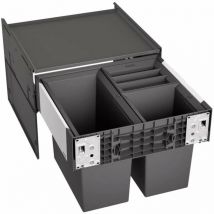 Select - Pattumiera incorporata, differenziata, capienza 35 l 526202 - Blanco