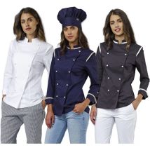 Chaqueta de cocina Siggi Dalila Slim - s - Azul