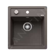 Blanco - Dalago 45 - Évier en silgranit, 455x500 mm, avec commande de vidage, gris 527243