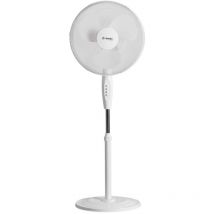 Raydan - Ventilateur de sol Ø40cm 40W 3 Vitesses Blanc Confort Blanc Home
