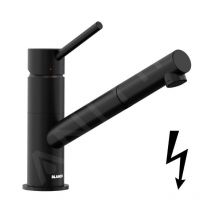 Blanco - Kano s - Mitigeur d'évier avec bec extractible, noir mat 527653