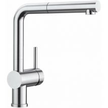 Blanco Linus S - Miscelatore da lavello con bocca di erogazione estraibile, acciaio 526242
