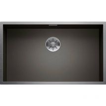 Blanco - Zerox 700 - Spülbecken, 74x44 cm, Edelstahl Dark Steel 526244
