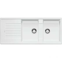 Blanco - Zia 8 - Silgranitspüle, 116x50 cm, Weiß 515597