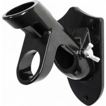 Support de mât de Drapeau Réglable Porte-Drapeau Base De Mât De Drapeau en Aluminium avec Deux Positions pour Poteaux De Drapeau d'un Diamètre De 1'