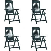 Blanes Set 4 Silla Con Brazos Multiposiciones Exterior Antracita - Garbar