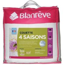Couette 4 saisons - 220 x 240 cm - Blanc - Blanreve