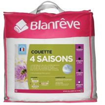 Couette 4 saisons - 240 x 260 cm - Blanc - Blanreve