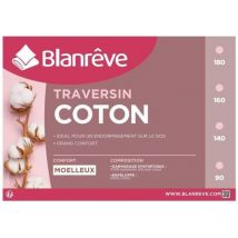 Traversin en coton - 160 cm - Blanc - Blanreve