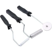 Blasenentferner-rolle, 3 Stück Fiberglas-rollen, Blasenpaddel-rolle, Diy-zubehör Zum Entfernen Von Frp-harz Und Luftblasen..debuns