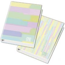 One Color - Black&Fluo Raccoglitore Copertina Ad Anelli Maxi D.30 X6