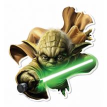 Star Cutouts - Blason mural en carton Star Wars Yoda 65 cm