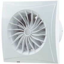 Blauberg Abluftventilator Sileo 125 T – 32 dB(A) Schalldruckpegel – 187 m³/h Luftdurchsatz – Weiß – Decken- und Wandmontage