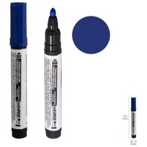 Maurer – Blauer professioneller Permanentmarker – Permanente Tinte – Schnell trocknend – Ideal für Eisen, Kunststoff, Holz