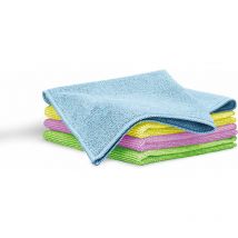 AT-3882 Lot de 4 Torchons de Cuisine Microfibres, Lavette Nettoyant Doux, Absorbants xl Multicolore - Blaumann