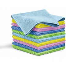 Blaumann - AT-3881 Set 10 Paños de Cocina Microfibra, Juego de Bayetas Suaves para Secar, Absorbentes, Grandes Multicolor