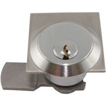 DORMAKABA Blechmontagezylinder 29 mm H36000 gleichsperrend Messing vernickelt