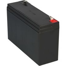 KUNGLONG Bleiakku 6V 12Ah AGM – Faston 187 (4,8 mm) – 1,8 kg – 151 mm x 50 mm x 94 mm – Kompatibel mit LC-R0612P1, LC-R0612P