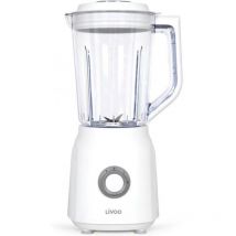 Blender Livoo 1,5 l - 600 w - 22 000 tours/min - 2 vitesses - Turbo blanc