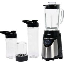 Lund - Licuadora de Vaso 500W T67703 para smoothies, acero inoxidable, 220-240V, 900g, potencia eficiente y diseño moderno