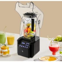 Blender, Mixer Blender, Blender Smoothie de 2200 ml, Blender Portable, Mini Blender 2200W, pour Fruits surgelés, Smoothies, Milkshakes, Légumes