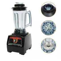 Blender Smoothie 2800W Noir Blender mixeur et Milk-shake Professionnel en Acier Inoxydable pour traiter les liquides les jus les surgelés les sauces