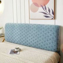 Bleu 150cm(150-160) Housse De Tête De Lit Protecteur Housse De Tête De Lit Solide Conception Tête De Lit Housse De Tête De Lit Lavable Amovible