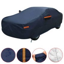Bleu foncé Housse de voiture imperméable au soleil, à la pluie, à la chaleur et à la poussière, résistante aux uv