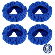 4pcs Housses de Masque pour la Plupart des Masques Complets, Doux Coussin pour Masque de Pression Positive Élastiques Coussin pour le Visage,