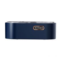 Linghhang - Bleu) Nettoyeur de lunettes à ultrasons, appareil à ultrasons 450 ml, 4 réglages de temps 45 KHz, nettoyeur à ultrasons professionnel