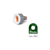 BLF25 WL 2199 1 CONNECTEUR de robinet mamelon ''white line avec 1/2/3/10,2 CM filetage interne 2 X 2 X 2 CM, gris