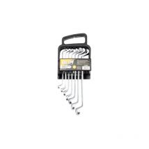 Set of 7 angled star keys - alloy of steel of high performance - markings of one-way and large size for easy identification - chrome-plated