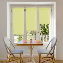 Blindecor Aure Tenda A Rullo Traslucida Tinta Unita Senza Perforazione - Verde Pistacchio, 52 X 180 Cm (larghezza X Altezza) Dimensioni Del Tessuto 49