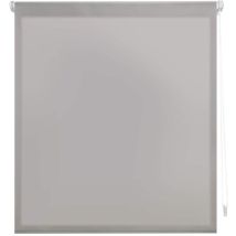 Aure Tenda A Rullo Traslucida Tinta Unita Senza Perforazione - Argento Grigio, 52 X 180 Cm (larghezza X Altezza) Dimensioni Del Tessuto 49 X 175 Cm 
