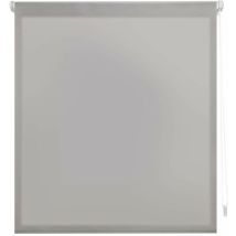 Blindecor - Aure Tenda A Rullo Traslucida Tinta Unita Senza Perforazione - Argento Grigio, 107 X 180 Cm (larghezza X Altezza) Dimensioni Del Tessuto 