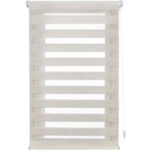 Indus Sensa attrezzi Tenda a rullo a doppio strato senza perforazione Colore Lino 85 x 130 cm (Larghezza x Altezza) Dimensioni del tessuto 82 x 125