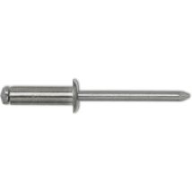 Vasalat - Blindnieten Din7337 Flachrundkopf Ø 5,0x10 Mm Nieten Mit Edelstahldorn Aluminium