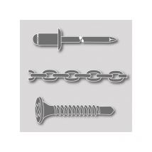 1433534 Blindniete (ø x l) 4 mm x 8 mm Stahl Aluminium 100 St. - Gesipa