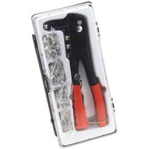 Blindnietzangensatz 100 Nieten mit Blindnietzange im Koffer