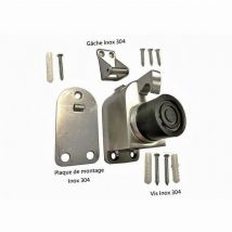 Blindomax Wandtürstopper aus Edelstahl mit Haken - 813