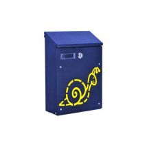 Boîte aux lettres Blinky Lumaca Acier Noir 21X8,5X30H