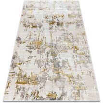 Bliss Z199AZ127 Teppich creme / gold – Abstraktion, modern, strukturell beige 140x190 cm