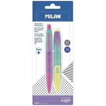Blister 1 penna + 1 astuccio compatto Sunset Milan
